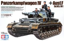 Panzerkampfwagen IV Ausf. F (Sd.Kfz.161) 3 figurával - 1/35