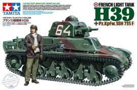 French Light Tank H39 Pz.Kpfw.38H 735(f) - 2 figures - 1/35 French Light Tank H39 Pz.Kpfw.38H 735(f) - 2 figures - 1/35