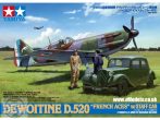   Dewoitine D.520 "French Aces" w/Staff Car and figures - 1/48
