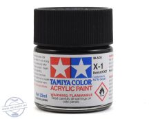 Tamiya 81001 X-1 Gloss Black - 23 ml.