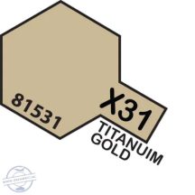 X-31 Titanium Gold - Acrylic Paint Mini (Gloss) 10 ml