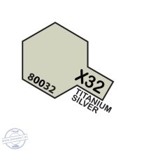 X-32 Titanium Silver - Acrylic Paint Mini (Gloss) 10 ml