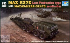 MAZ-537G Late Production Type with MAZ/ChMZAP-5247G Semitrailer - 1/35