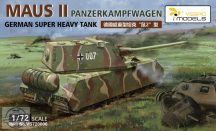   1:72 Panzerkampfwagen'Maus II' German Super Heavy Tank Metal barrel