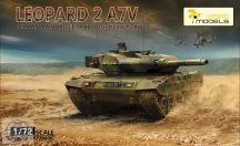   1:72 German Main Battle Tank Leopard 2 A7V Metal barrel + Metal tow cable
