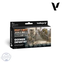 WW II German Infantry - 6 x 17 ml