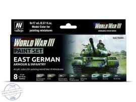 WW III East German Armour and Infantry - 8 x 17 ml