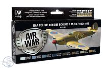 RAF Colors Desert Scheme & M.T.O. 1940-1945