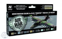   Soviet/Russian colors Su-25/39 Frogfoot from 80's to present  8x17 ml