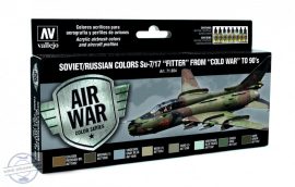 Soviet/Russian colors Su-7/17 Fitter from Cold War to 90's  8x17 ml