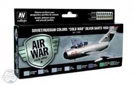 Soviet/Russian colors Cold War Silver Darts 1950-1980  8x17 ml
