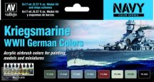 Kriegsmarine WWII German Colors, 8 x 17 ml