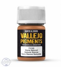 Natural Sienna - pigmentpor, 35 ml.