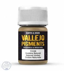 Natural Umber - pigmentpor, 35 ml.