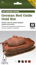 German Red Oxide - Model Air Set AFV - 6 x 8 ml. 