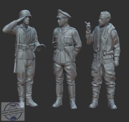 LUFTWAFFE OFFICERS - 1/72