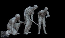 GERMAN TANK REPAIR CREW - 1/72