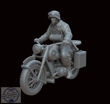 BMW R75 with GERMAN SOLDIER - 1/72