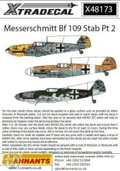 Messerschmitt Bf-109s with Stab markings Pt 2 - 1/48