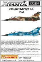 Dassault Mirage F.1 Pt.2 - 1/72 - 9 géphez matrica!