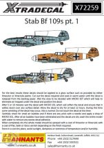 Messerschmitt Bf-109E/F/G Pt 1 (13) Stab Marking... - 1/72