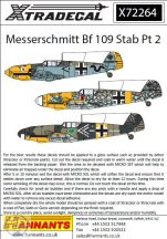 Messerschmitt Bf-109s with Stab markings Pt 2  - 1/72