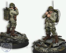 Yedraho Models - US AIRBORNE DIVISION, D-DAY, 101st RADIO OPERATOR - 30 mm