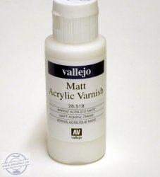 Permanent Matt Varnish - 60 ml.