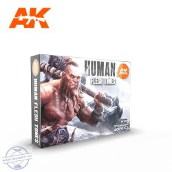 Paints set - HUMAN FLESH TONES