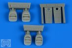 Harrier AV-8A/GR.1/GR.3 exhaust nozzles - 1/72 - Airfix