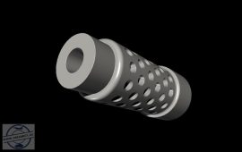 3,7 cm KPUV vz.37 (3,7 cm PAK 37(t)) Gun Muzzle Brake - 1/35 
