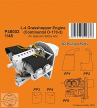   L-4 Grasshopper Engine (Continental O-170-3) - 1/48 - Special Hobby