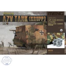 GERMAN A7V TANK (KRUPP) w/ENGINE - 1/35 - LIMITED EDITION