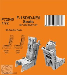 F-15D/DJ/E/I Seats - 1/72 - 2 db ülés F-15D/DJ/E/I Seats - 1/72 - 2 db ülés