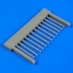 Lancaster B.II gun barrels - oval type - 1/72 - Airfix
