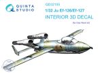 Ju EF 126/EF 127 3D-Printed & col.Interior - 1/32 - Elli