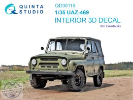 1/35 UAZ-469 3D-Print.&col.Interior (ZVE)