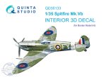 1/35 Spitfire Mk.Vb 3D-Print.&col.Inter. (BORDER)