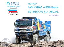 1/43 KAMAZ-43509 3D-Print & col. Interior (ZVE)