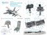 F/A-18F late / EA-18G 3D-Printed & coloured Interior on decal paper - 1/48 - Meng Model
