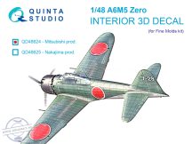 1/48 A6M5 Zero, Mitsubishi Prod 3D&col.Int.(FINEM)