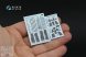 F-16I SUFA 3D-Printed & coloured Interior on decal paper (GWH) (Small version) - 1/48