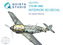 1/72 Bf 109E 3D-Print&col. Interior (SP.H.)