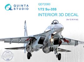 1/72 Su-35S 3D-Printed&col. Interior (GWH)
