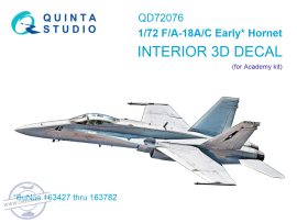 1/72 F/A-18A/C early 3D-Print.&col.interior (ACAD)