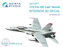 1/72 F/A-18C late 3D-Print.&col.interior (ACAD)