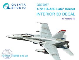 1/72 F/A-18C late 3D-Print.&col.interior (ACAD)