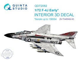 1/72 F-4J Early 3D-Print.&col.Interior (FINEM)