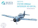 1/72 F4F-4 Wildcat 3D-Prin.&col.Interior (ARMA H.)
