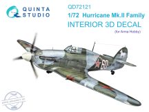   1/72 Hurricane Mk.II family 3D-Print.&col.Interior - Arma Hobby